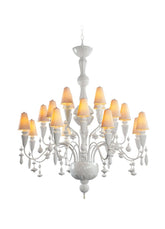 Ivy And Seed 20 Lights Chandelier, Medium Model, White (US)